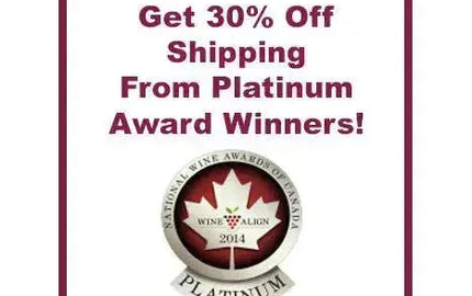 Get 30% Off Shipping from Platinum Award Winning Wineries!-My Wine Canada