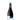 Wine bottle with a blue label on a white background