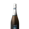 Bottle of Queylius Ambiance sparkling wine on a white background
