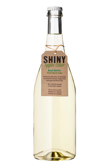 Basil Bellini, Shiny Apple Cider Home Of Fresh Wines - 750 ml