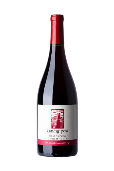 Bottle of Pinot Noir 2021 Clones 667 & 115 by Leaning Post Wines, VQA Lincoln Lakeshore