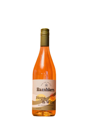 Ramblers 'Hops & Wine'- Dry Hopped Chardonnay, Palatine Hills Estate Winery - 750 ml