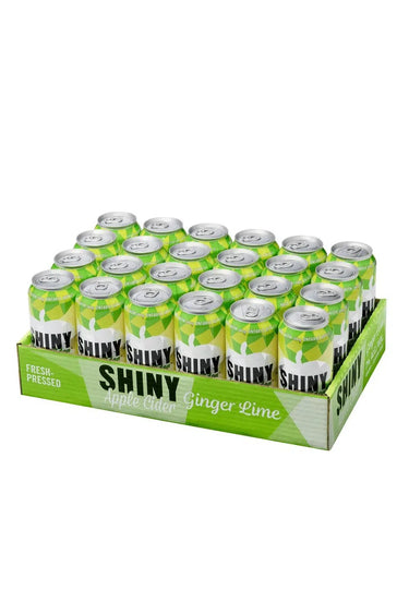 Shiny Apple Cider - Ginger Lime (24 Pack), Shiny Apple Cider Home Of Fresh Wines