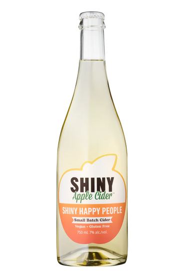 Shiny Happy People, Shiny Apple Cider Home Of Fresh Wines - 750 ml