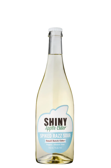 Spiked Razz Sour, Shiny Apple Cider Home Of Fresh Wines - 750 ml