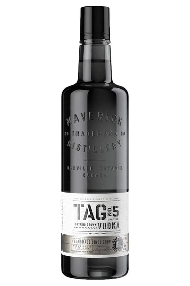 TAG Vodka No 5 - Ontario Craft Vodka