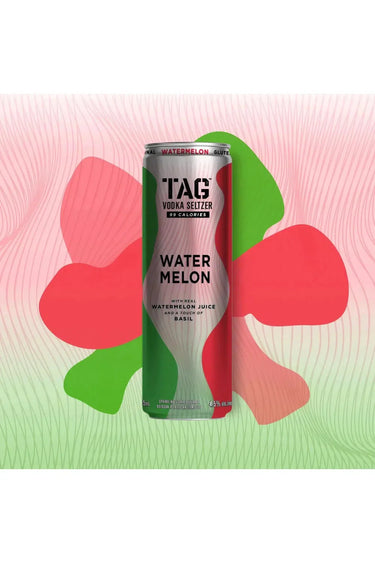 TAG Vodka Seltzer - Watermelon Basil (2 pack), Maverick Distillery