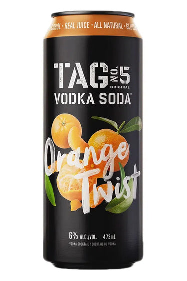 TAG Vodka Soda Orange Twist (2 Pack), Maverick Distillery