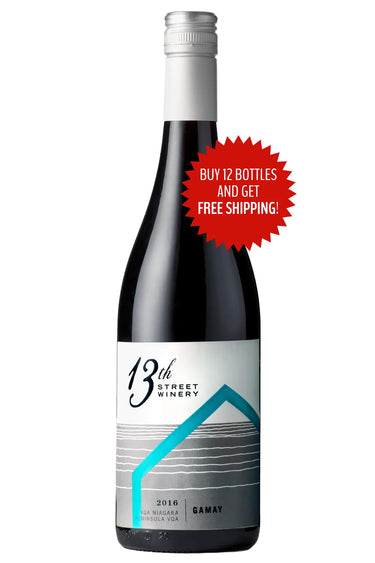 Wine Gamay (12 Bottles) 2020, 13th Street Winery volume 750 mL