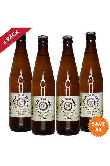 The Old Tun Original Cider 4 Pack, Collab Wine And Beverage