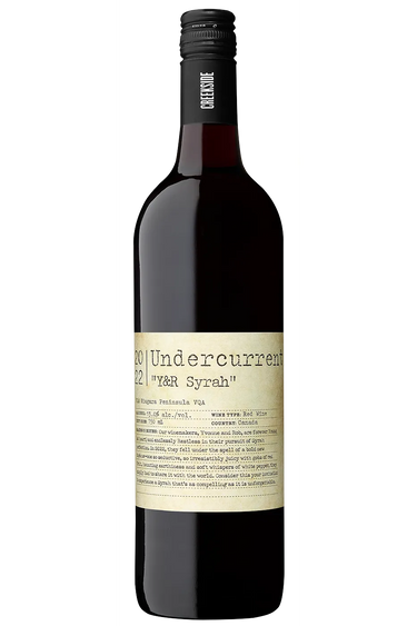 Undercurrent Y&R Syrah 2022, Creekside Estate Winery - 750