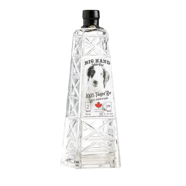 White Dog 100% Unaged Rye Whisky, Rig Hand Craft Distillery - 50