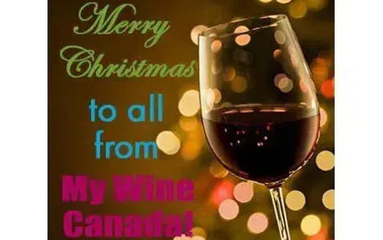 We wish you a very Merry Christmas full of good wine and food!-My Wine Canada