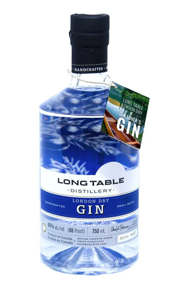 Liquor & Spirits London Dry Gin, Long Table Distillery volume 750 mL