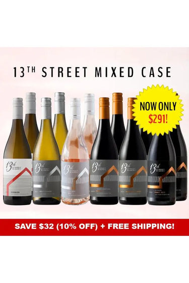 Wine 13th Street Mixed Case, 13th Street Winery volume 750 mL