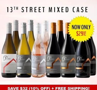 Wine 13th Street Mixed Case, 13th Street Winery volume 750 mL