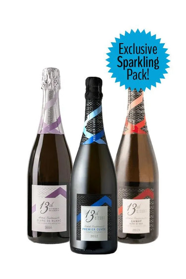 Sparkling Trio Gift Pack, 13th Street Winery