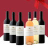 6-Pack Holiday Basket, Gold Hill Winery