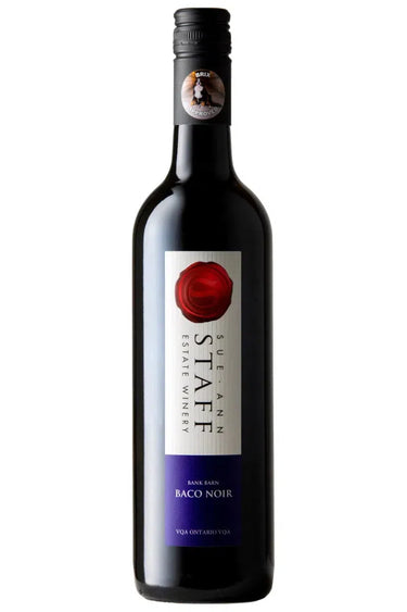 Bank Barn Baco Noir 2021, Sue Ann Staff Estate Winery