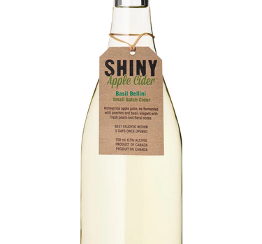 Basil Bellini, Shiny Apple Cider Home Of Fresh Wines - 750 ml