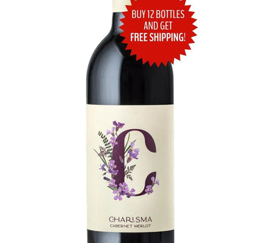Wine Charisma Cab Merlot (12 Bottles) 2021, Gold Hill Winery volume 750 mL