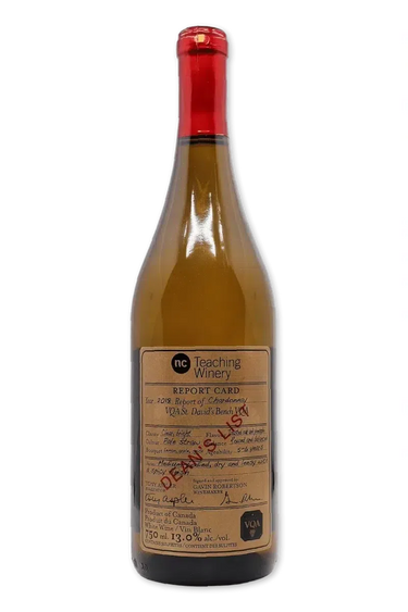 Dean's List Chardonnay 2018, Niagara College Teaching Winery Brewery Distillery Cidery
