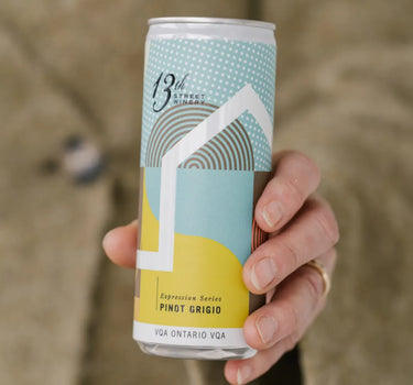 Expression Pinot Grigio (250mL can) NV, 13th Street Winery - 250 ml