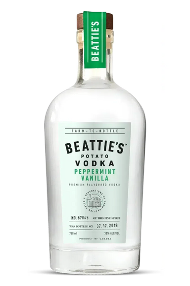 Peppermint Vanilla Vodka, Beatties Distillers