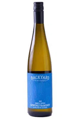 Gewürztraminer 2022, Backyard Vineyards