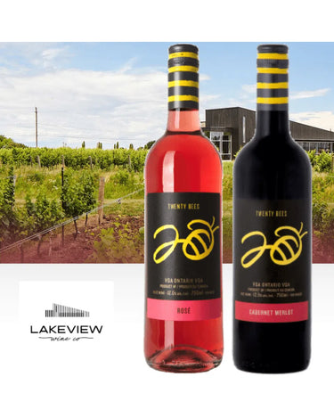 Gift Pack 20 Bees Cabernet Merlot & Rosé, Lakeview Wine Company