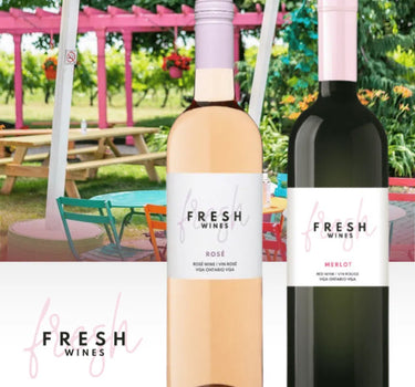 Gift Pack Fresh Meritage and Rosé , Shiny Apple Cider Home Of Fresh Wines