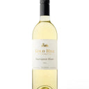 Gold Hill Sauvignon Blanc wine bottle on a white background