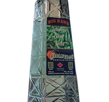 Jalapeno Basil Vodka, Rig Hand Craft Distillery