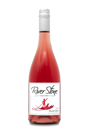 Malbec Rosé 2022, River Stone Estate Winery
