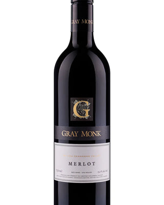 Wine Merlot 2019, Gray Monk Estate Winery volume 750 mL