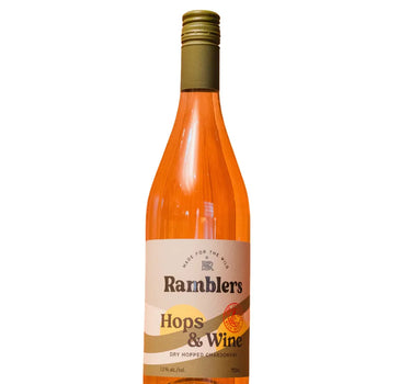 Ramblers 'Hops & Wine'- Dry Hopped Chardonnay, Palatine Hills Estate Winery - 750 ml