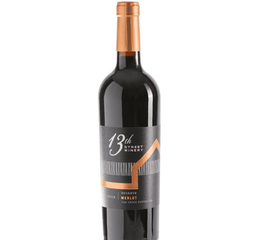 Reserve Merlot 2023, 13th Street Winery - 750ml bottle