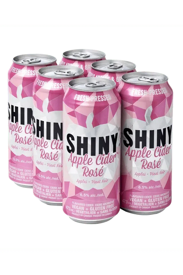 Shiny Apple Cider - Rosé (6 Pack), Shiny Apple Cider Home Of Fresh Wines
