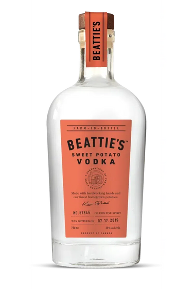 Sweet Potato Vodka, Beatties Distillers