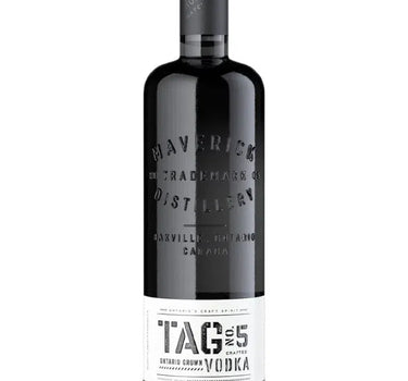 TAG Vodka No 5 - Ontario Craft Vodka