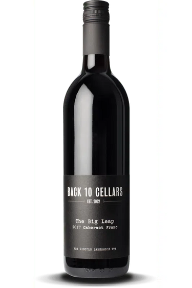 The Big Leap Cabernet Franc 2022, Back 10 Cellars