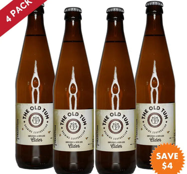 The Old Tun Original Cider 4 Pack, Collab Wine And Beverage