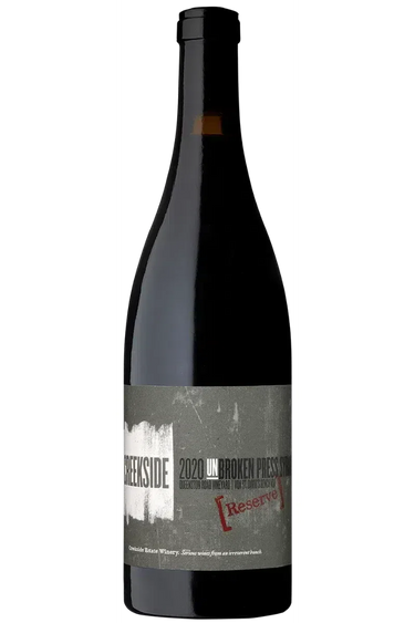 Unbroken Press Syrah Reserve 2020, Creekside Estate Winery