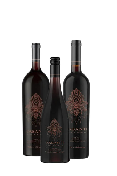Vasanti Estate Winery 3-Pack Red